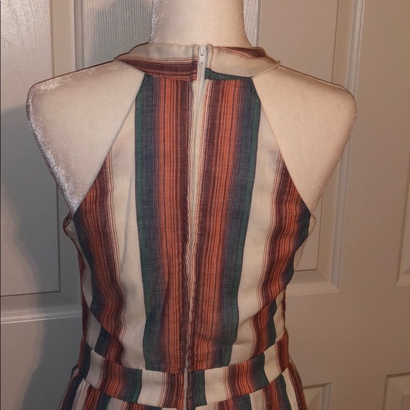 Linen Striped Maxi Romper - Picture 5 of 8